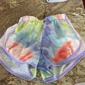 nike dry fit multi colored shorts